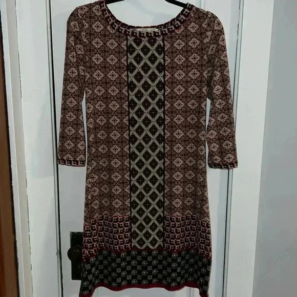 Max Studio Mixed Print Sheath Dress B12 - Picture 1 of 3